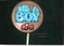 4070 It's A Boy Round Chocolate or Hard Candy Lollipop Mold